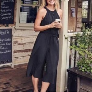 Athleta | 2 | Black halter Mercer Jumpsuit